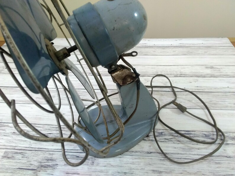 Vintage Electric Fan Handy Breeze Electric Fan Silex Vintage Metal Fan