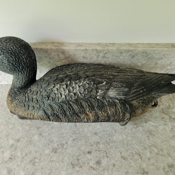 Carry-Lite Wigeon Hen Pibeand Decoy, Vintage Molded Plastic Duck Decoy,