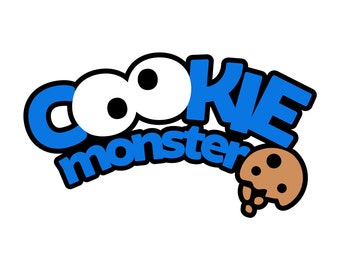 Download Cookie monster svg | Etsy