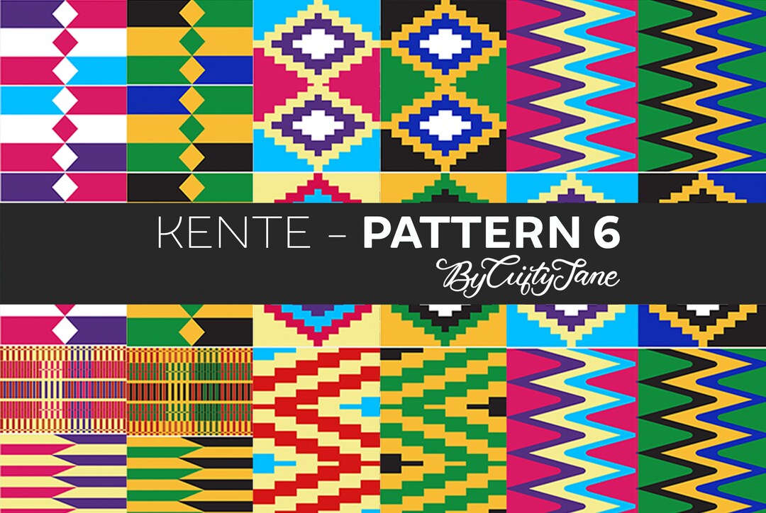 Kente Patterns Set 6 - Etsy
