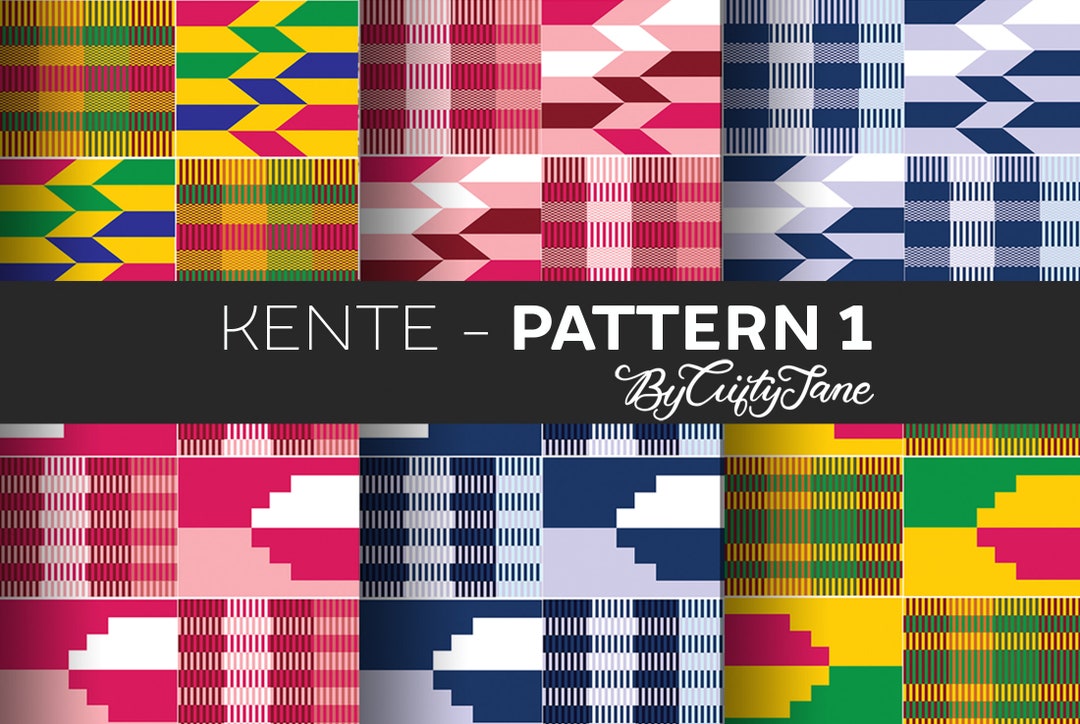 Kente Patterns Set 1 - Etsy