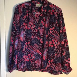 DaRue for Bullocks vintage top blouse size M image 1