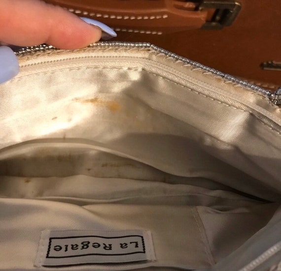 La Regale Bags | Kiss Lock Vintage Beaded Bag 6” X 5.5” La Regale | Color: Gold/Silver | Size: 6” X 5.5” | Trioletn's Closet