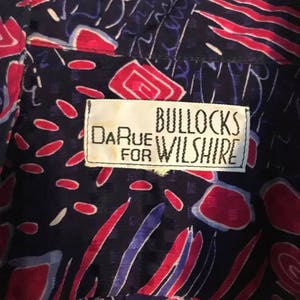 DaRue for Bullocks vintage top blouse size M image 2