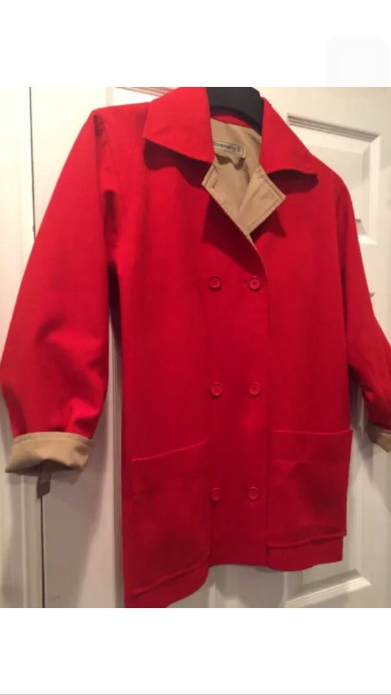 givenchy red coat