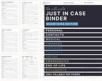 Najlepszy segregator na wszelki wypadek (edycja górska) | Planer „Co by było, gdyby” | Planer „Legacy” | Koniec cyklu życia PDF