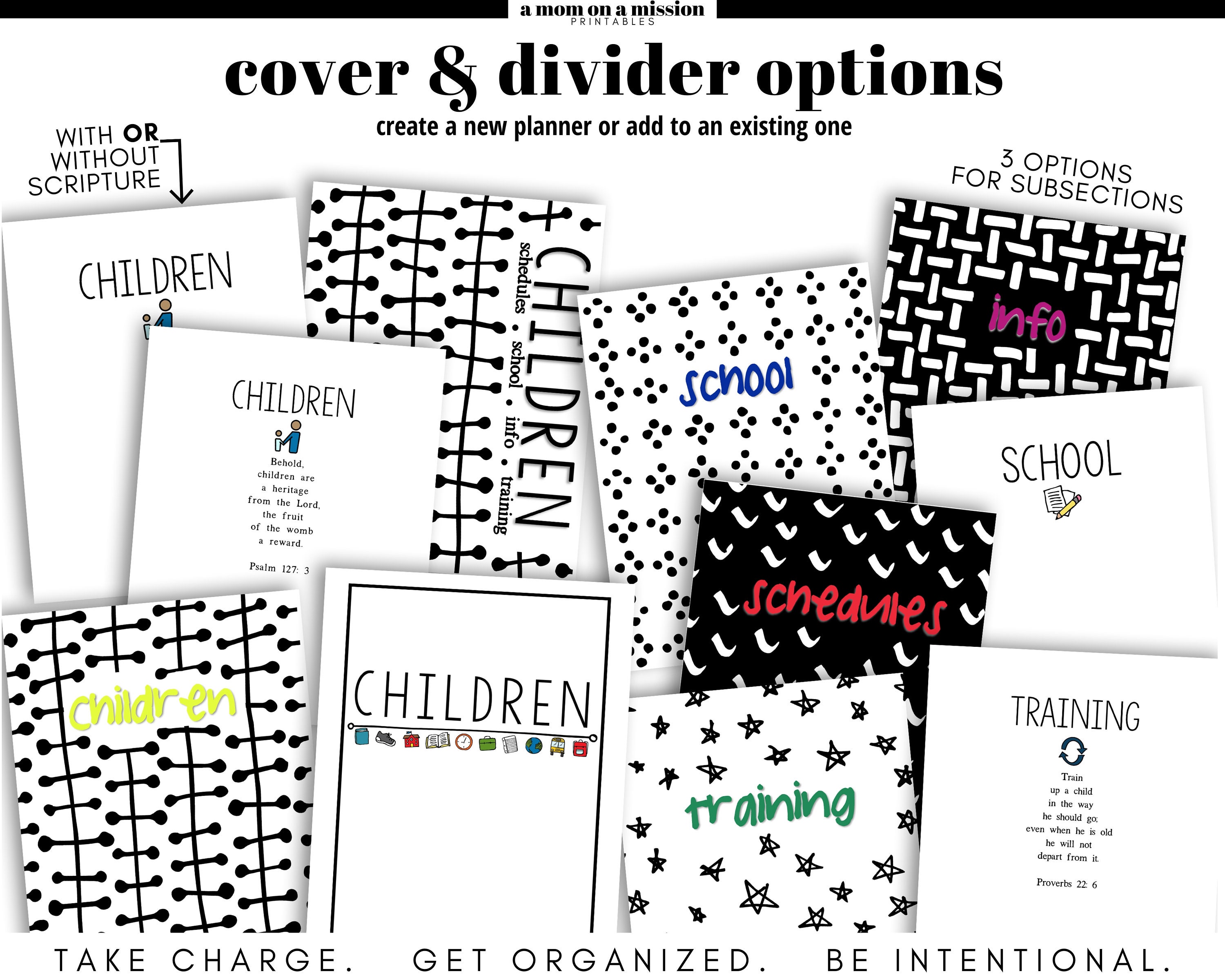 Children Planner Printables School Family Kids PDF | Etsy