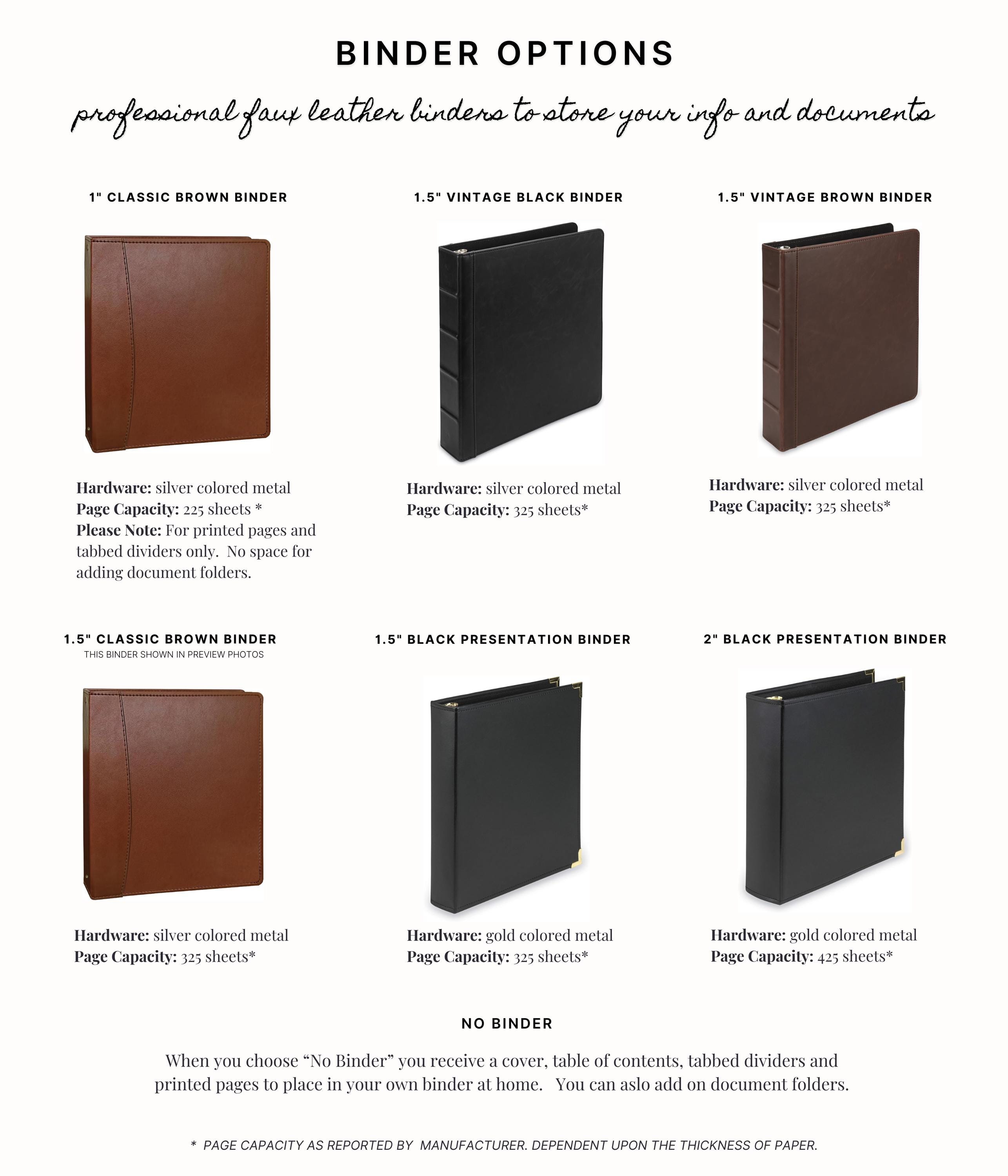 Just in Case Binder (outdoors Edition) | Printed & Assembled | 200 ...