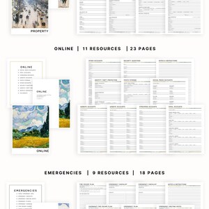 The Ultimate Just in Case Binder (art Edition): an Emergency and End of ...