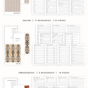 The Ultimate Just in Case Binder (boho Edition) | an Emergency and End ...