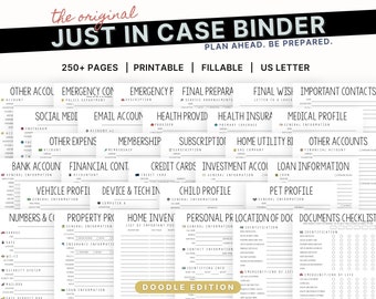 The Original Just In Case Binder: An Emergency and End of Life Planner