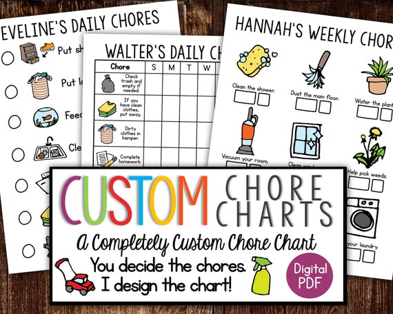 Personalized Chore Chart