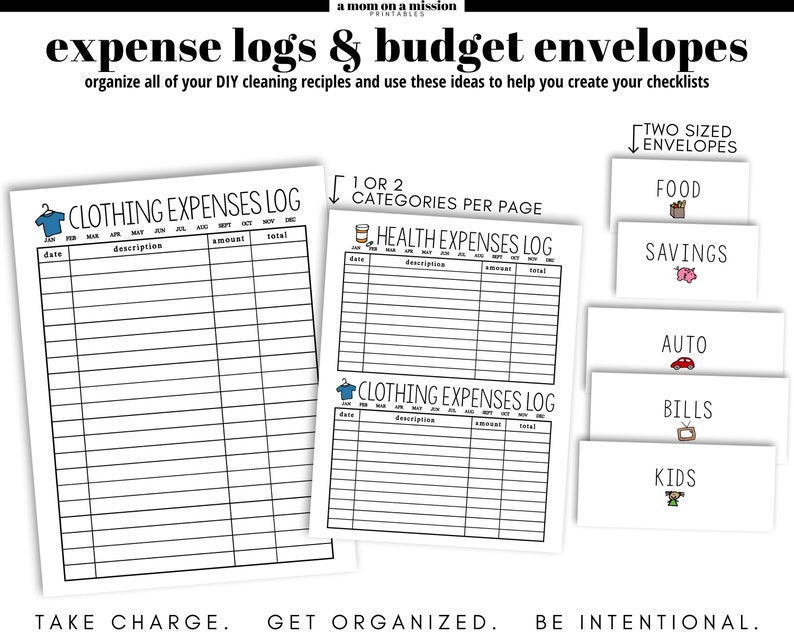 editable budget planner printable pdf cash envelopes etsy