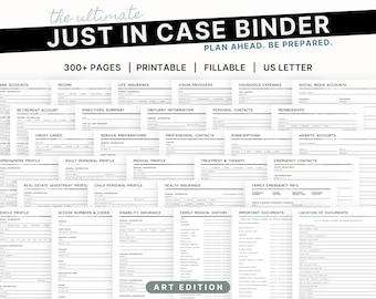 La carpeta definitiva para casos de emergencia (edición de arte): un planificador para situaciones de emergencia y de fin de vida