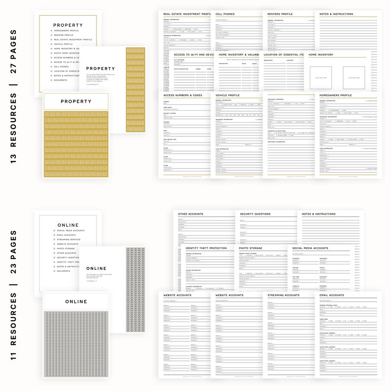 The Ultimate Just in Case Binder (bold Edition) | Family Emergency ...