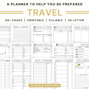 Travel Printable Planner