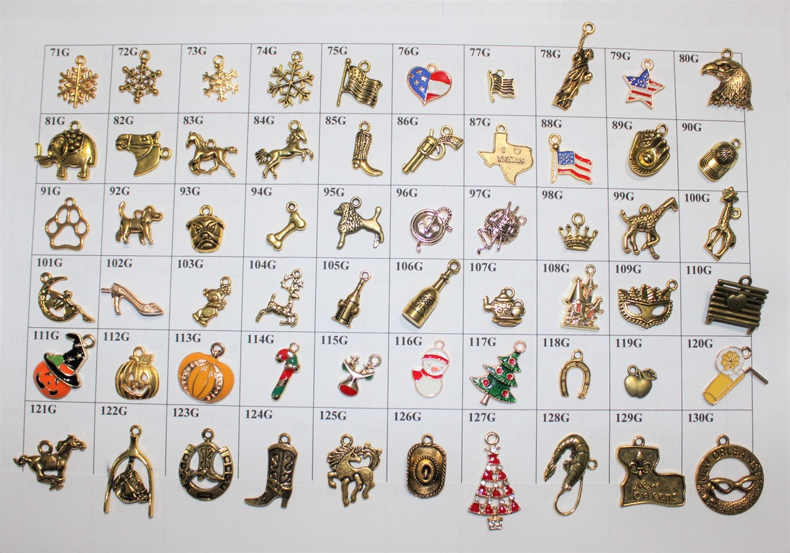 Create Your Own Gold Bracelet Custom Charm Bracelet Custom Etsy