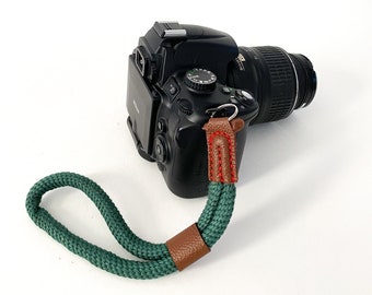 Camera Wrist Strap, Adjustable Wrist Strap, Nylon Strap, Camera Hand Strap, Camera Accessory, Choose from 3 Colors, DSLR and SLR