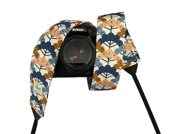 Modern Abstract Camera Strap / DSLR Camera Strap for Nikon, Canon, Sony and more / Fabric Camera Strap