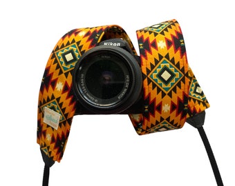 Navajo Tribal Southwestern Camera Strap / DSLR Camera Strap for Nikon, Canon, Sony and more / Fabric Camera Strap