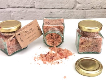 LADY ROSE, For HER Bath Soak Salts mixed with nourishing oils, butters, clays and essential oils