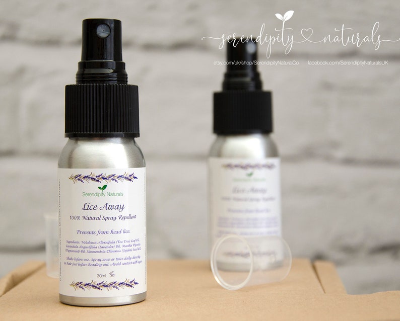 LICE AWAY Head Lice Natural Repellent Spray | Etsy