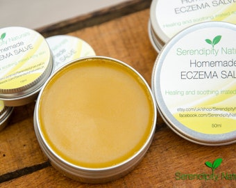 Natural Skin Soothing Salve - Soothe and Repair Cream, Organic Calendula Salve for Dermatitis, Rashes and Itchy, Dry Skin