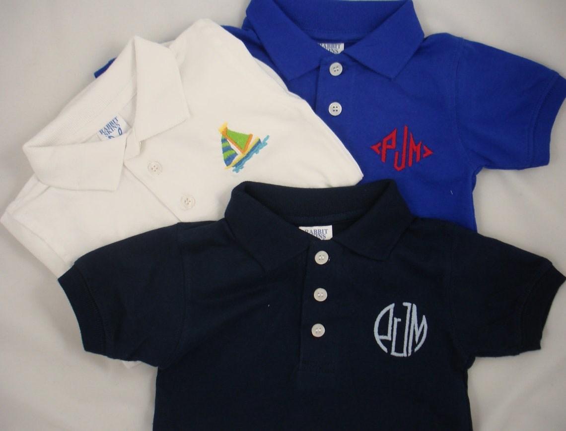 Infant Polo Onesie Custom-embroidered - Etsy