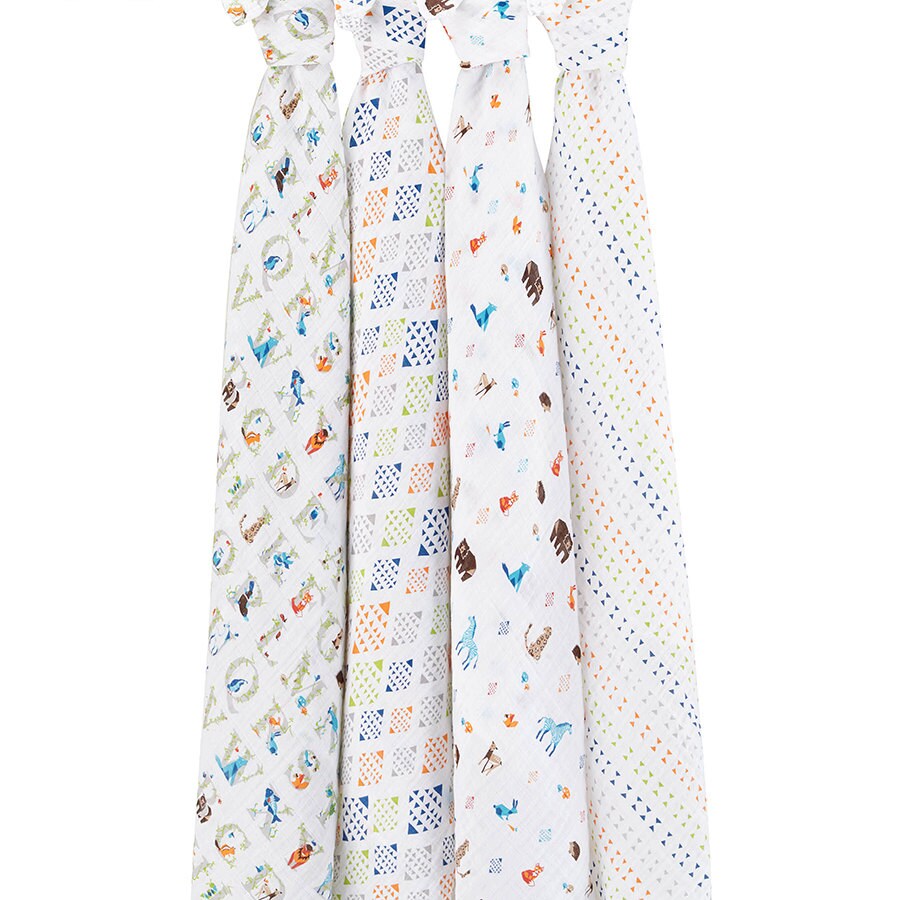 Swaddling Wrap Aden & Anais Customembroidered Paper Tales Etsy