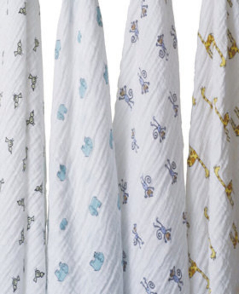 Swaddling Wrap, Aden & Anais, Customembroidered, Animal Patterns price