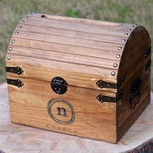 Church Offering Chest - Church Offering Plate - Donation Box - Advice Chest - Church Box - Donation Chest - Church Offering - Offering Box