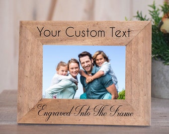 Personalized Picture Frame - Wedding Photo Frame - Custom Picture Frame - Personalized Housewarming Gift - Engraved Picture Gifts