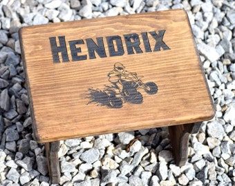 Wood Stool - Toddler Step Stool - Personalized Stool - Engraved Stool - Kids Stool - Bathroom Stool - Kitchen Stool - Name Stool - Kids Gift