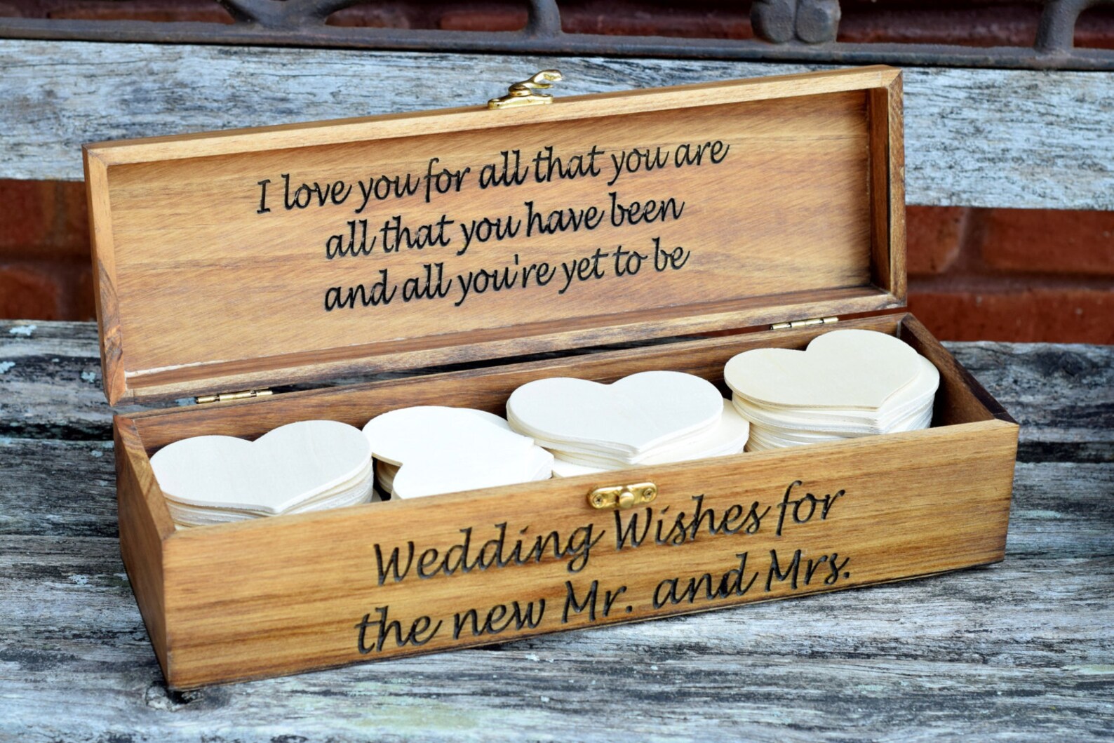 Wedding Advice Box Guest Book Wedding Guest Book Etsy