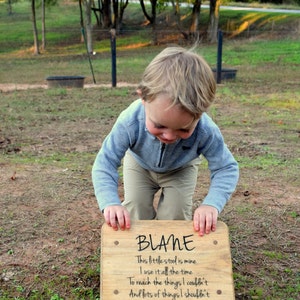 Personalized Kids Stepping Stool Rustic Decor Children's Step Stool Bathroom Stool Wood Stool For Kids Gift for Kids Step Stool image 2