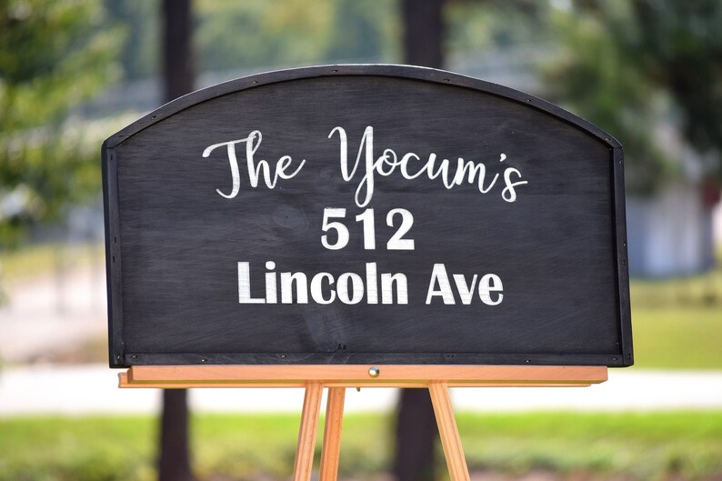 Family Established Sign Address Plaque Outdoor Address Sign Address Sign Engraved Address Rustic Home Decor Personalized Gift