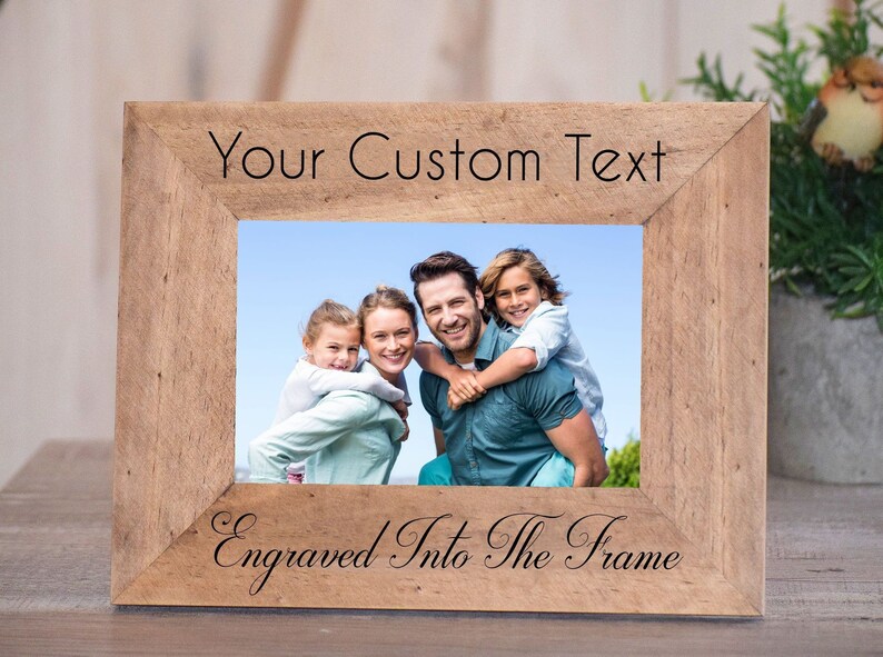 Personalized Picture Frame Wedding Photo Frame Engraved Etsy
