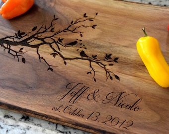 Personalized Cutting Board - Engraved Cutting Board - Custom Cutting Board - Wedding Gift - Engagement Gift - Anniversary Gift - Engraved