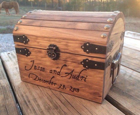 Shabby Chic Wedding - Rustic Wooden Card Box - Rustic Wedding Card Box -  Rustic Wedding Decor - Advice Box - Wedding Card Holder - Card Box