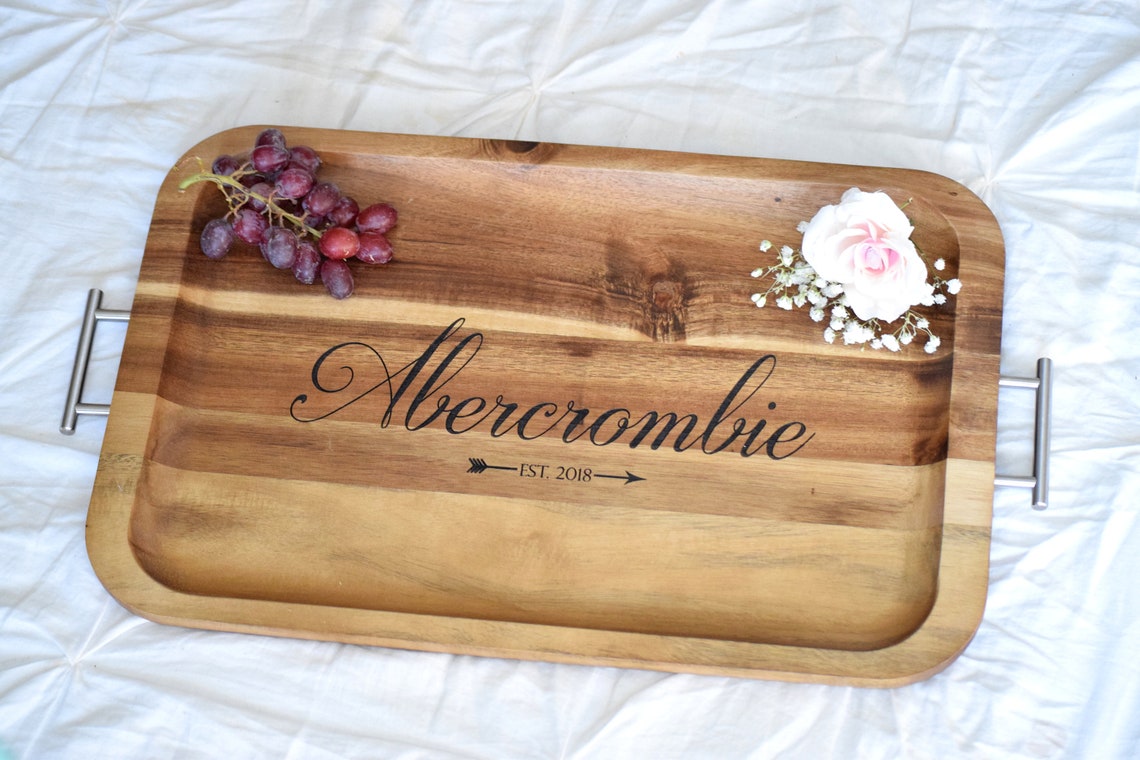 Personalized TV Tray With Handles Breakfast Tray Breakfast Etsy