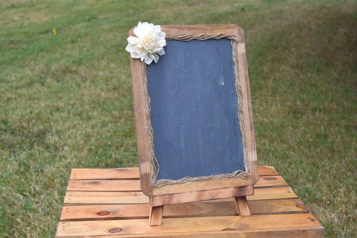 Wedding Chalkboard with Easel Wedding Chalkboards 7x10 Etsy