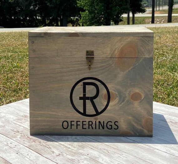 Church Offering Chest Church Offering Plate Donation Box - Etsy