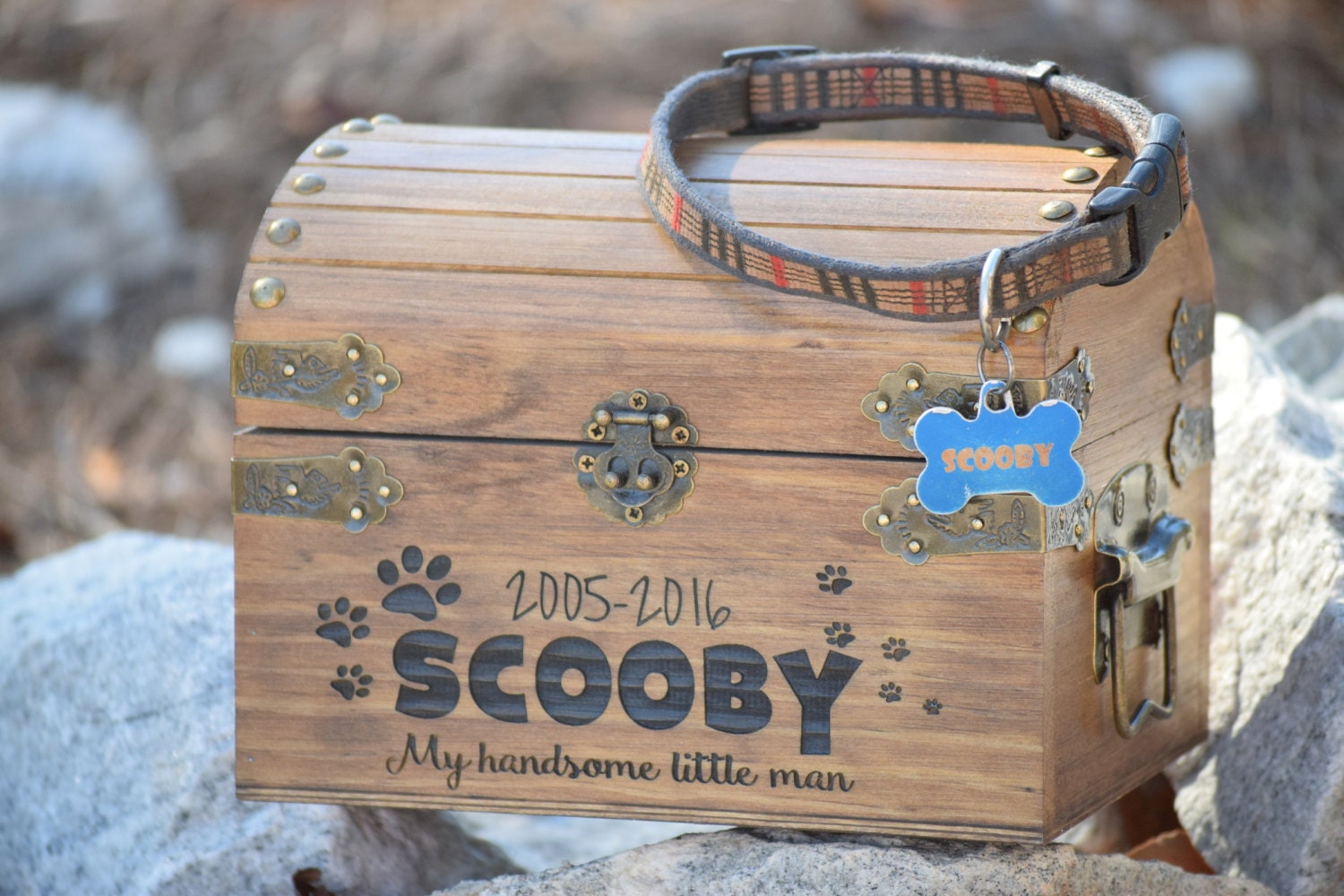 Pet Memory Box Pet Keepsake Box Memorial Box in Memory Etsy