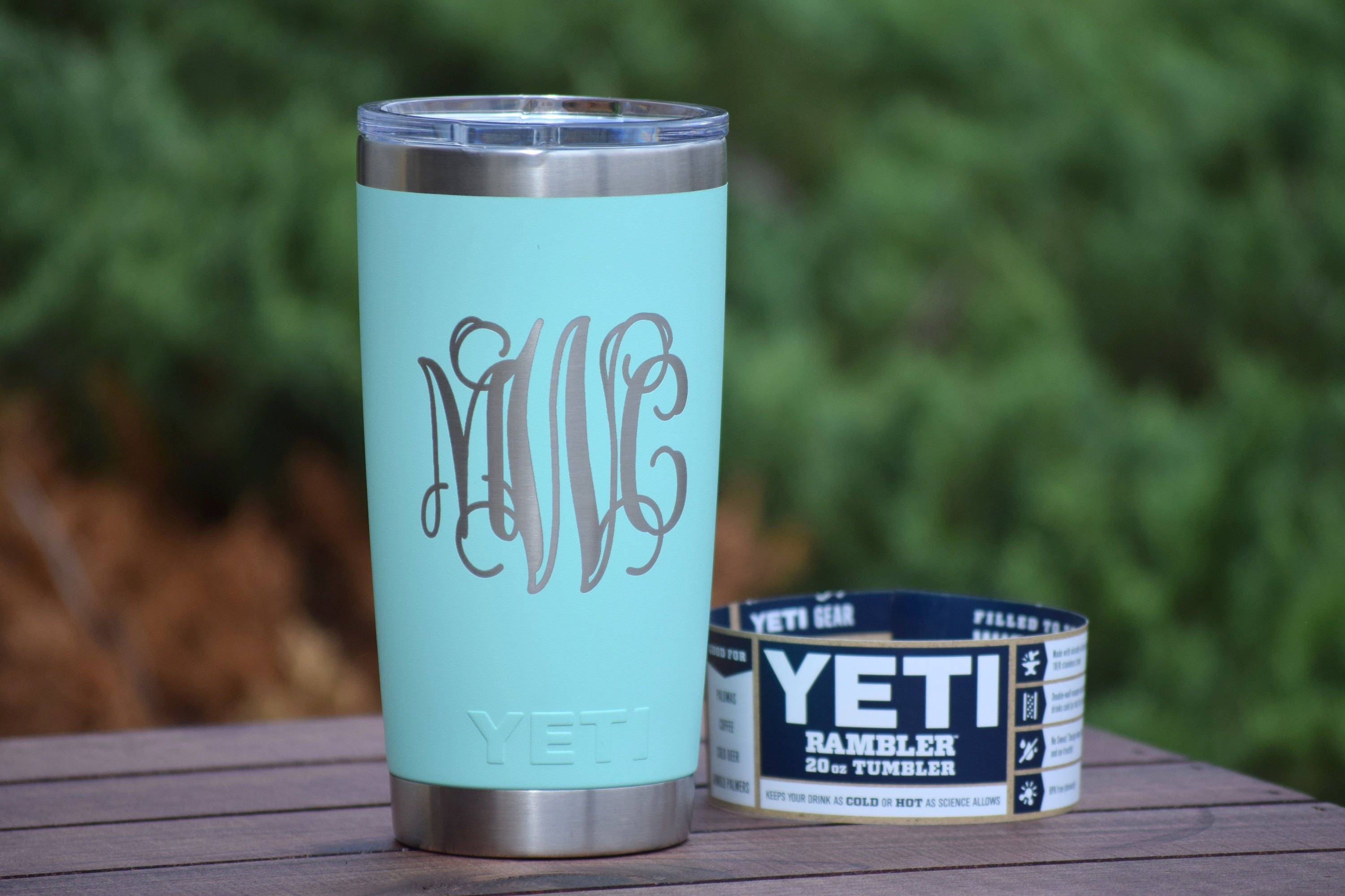 monogrammed yeti