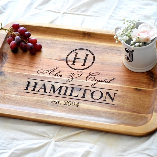 TV Trays Personalized TV Tray Engraved Tray Personalized Etsy