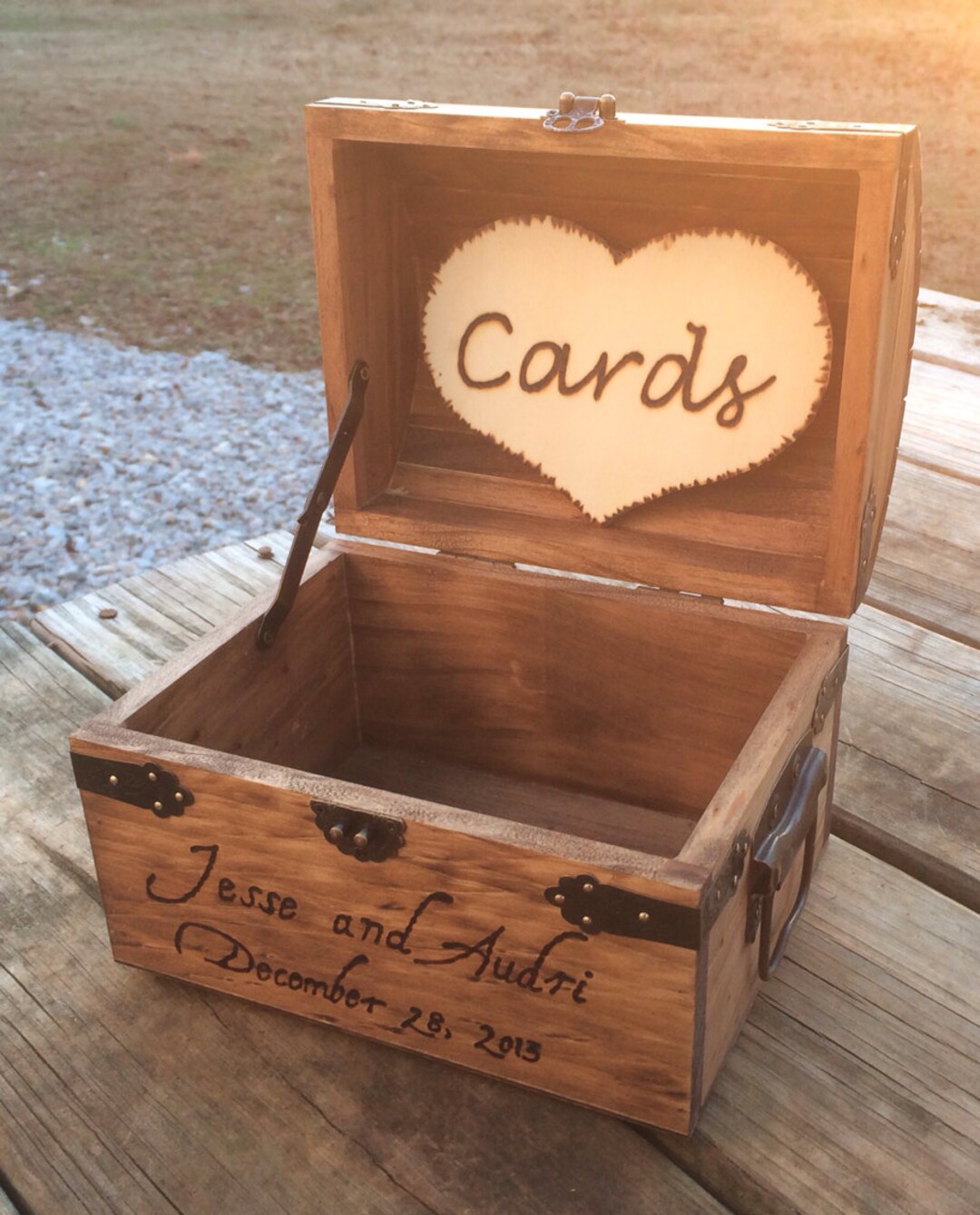 Shabby Chic Wedding Wooden Card Box Rustic Wedding Card Etsy Canada