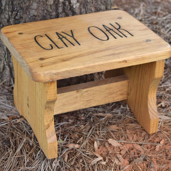 Personalized Kids Stepping Stool - Rustic Decor - Children's Step Stool - Bathroom Stool - Wood Stool For Kids - Gift for Kids - Step Stool