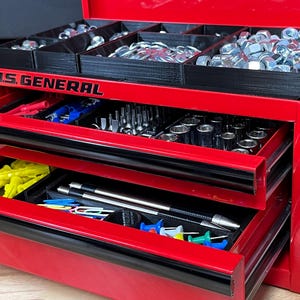 3D Printable Organizer Trays for Harbor Freight Mini Tool Box – Digital Download .stl Files ONLY