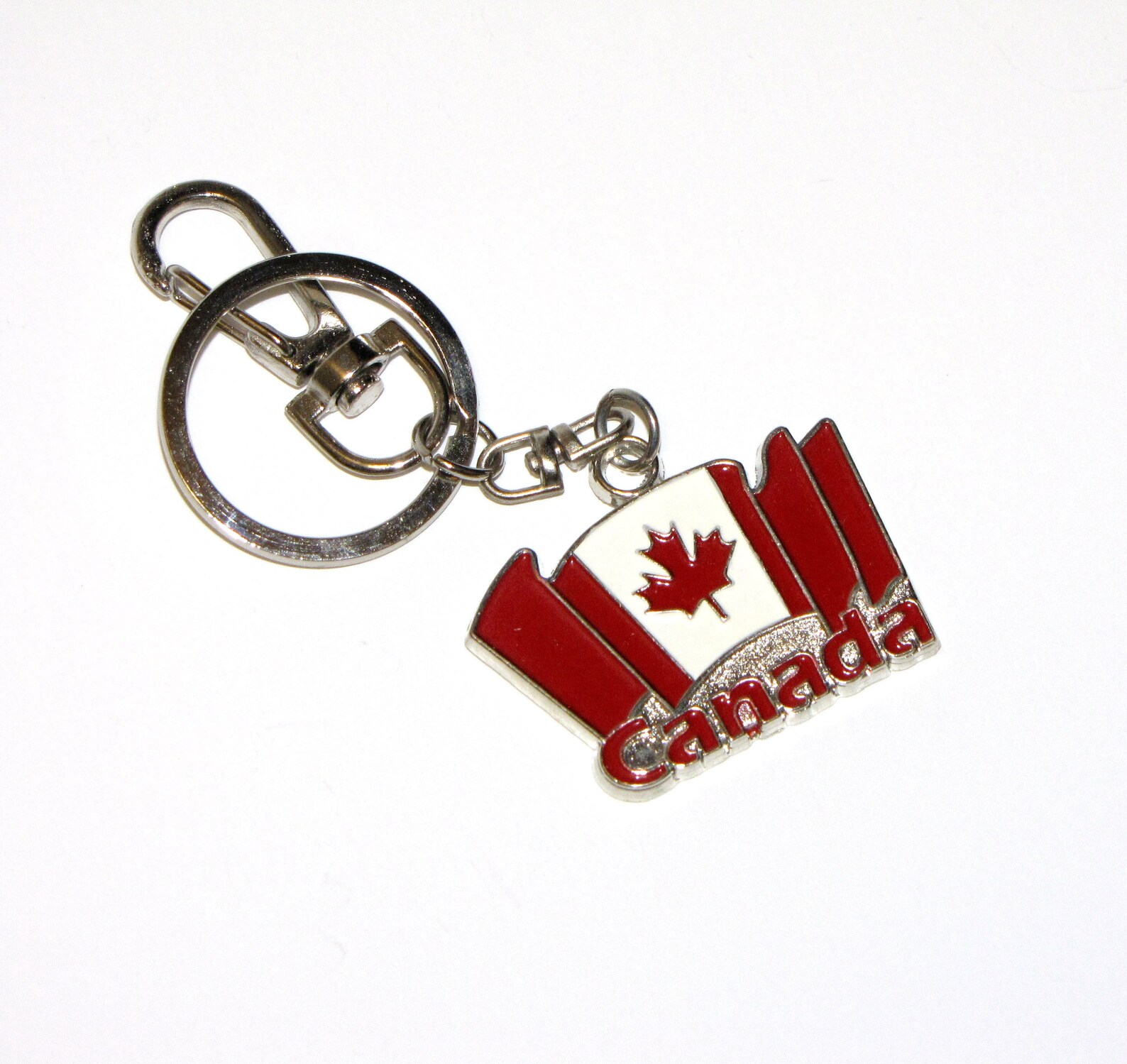 Canadian Flag Keychain Clip on Flag Keychain Oh Canada Maple Etsy