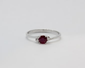 Ruby & Diamond Ring